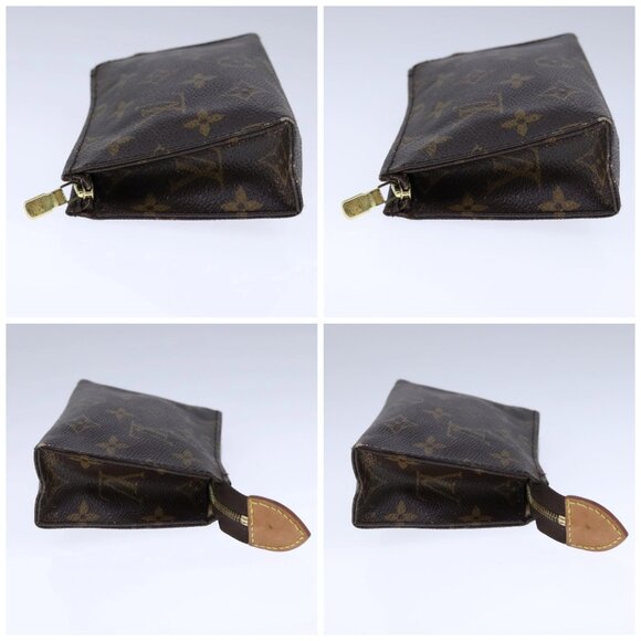LOUIS VUITTON Monogram Poche Toilette 15 Pouch M47546 LV Auth 106486 - Picture 16 of 16